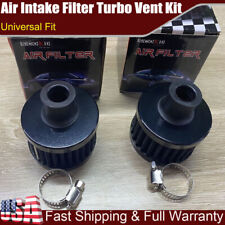 2pcs 12mm Cold Air Intake Filter Turbo Vent Crankcase Car Breather Valve Cover
