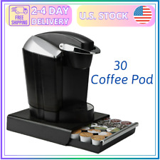 30 K Cup Holder Coffee Pod Storage Drawer Dispenser Stand Organizer Rack - New