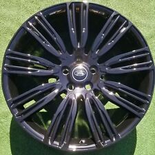 4 New Black Range Rover Wheels 22 Inch Oem Factory Spec Land 9012 Set Lr099147