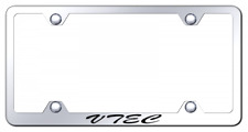 Honda Vtec Script Laser Etched Wide Body License Plate Frame Official Licensed