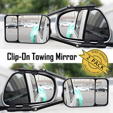Universal 2x Clip-on Towing Mirror For Trailer Safe Hauling Adjustable Extension