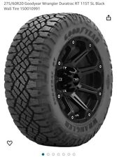 27560r20 Goodyear Wrangler Duratrac Rt 115t Sl Black Wall Tire 150010991
