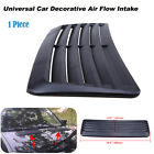Universal Car Auto Side Air Vent Flow Intake Hood Scoop Bonnet Vent Cover Black