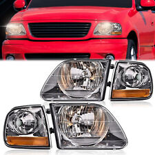 Headlights Wcorner Lights Lhrh Fit For 1997 1998-2004 Ford F150 Expedition 4pc