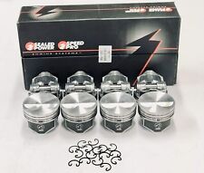 Speed Pro Hypereutectic Coated Flat Top 2vr Pistons Set8 Chevy 350 9.71 .060