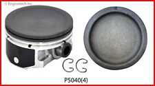 Set Of 4 Dish Top Hypereutectic Pistons For 02-08 Saturngm 2.2l134 Ecotec