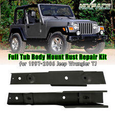 2pcs Full Tub Body Mount Rust Repair For 1997-2006 Jeep Wrangler Tj Panel Patch
