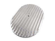 12 Oval Finned Air Cleaner Top Satin Finish E40031-t