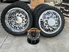 24 Alcoa Custom Desigen L3 Wheels Rims With Tires 35125024 For Dually Trucks