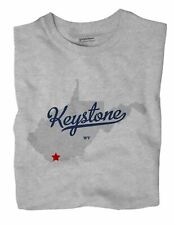 Keystone West Virginia Wv Wva T-shirt Map
