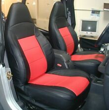 For 97-02 Jeep Wrangler S.leather Custom Fit 2 Front Seat Covers 13 Colors