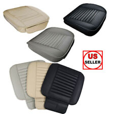 Car Front Seat Cover Breathable Pu Leather Pad Mat Chair Cushion Full Surround