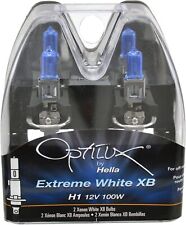 Hella H71070227 Optilux Xb Series H1 Xenon White Halogen Bulbs 12v 100w 2 Pack