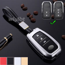 For Toyota Venza Land Cruiser Alloy Car Remote Smart Key Case Fob Cover Keychain