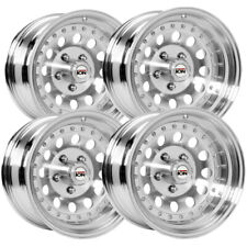 Set Of 4 Ion 71 15x8 5x4.75 -19mm Machined Wheels Rims 15 Inch