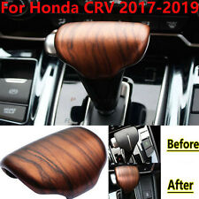 Peach Wood Grain Gear Lever Shift Knob Cover Trim Fits Honda Cr-v Crv 2017-2019