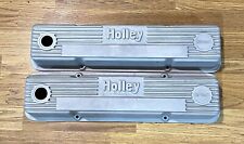 Holley Sbc Valve Covers Vintage Finned