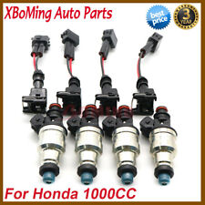 Inc Clips 1000cc Fuel Injectors For Honda Acura B16 B18 B20 D16 D18 F22 H22 H22a