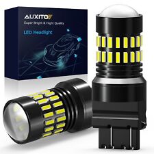 2x Auxito Led Drl Day Time Running Light Lamps Bulb 3157 3156 3057 Hd Lens White