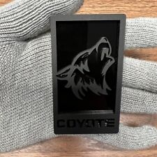 Coyote Badge Emblem Fits Mustang Grill Trunk Black Out Angry Agressive Racing