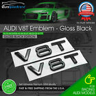 Audi V8t Emblem Gloss Black Oem Side Fender Badge A4 A5 A6 A7 S6 Q3 Q5 Q7 Tt 2x