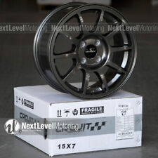 1 Circuit Cp23 15x7 4x100 35 Gun Metal Wheel Jdm Itr Style Fits Acura Integra