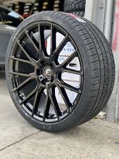 24 Inch Forgiato Flow 001 Wheels Rims 2953024 Tires 5x120 Range Rover Tesla X