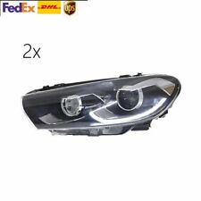 Upgrade For Vw Scirocco 2009-2017 Pair Led Headlights Drl Head Lamps Plugplay