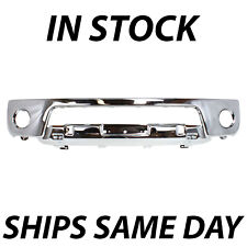 New Chrome Steel Front Bumper Fascia For 2005-2008 Nissan Frontier W Fog 05-08