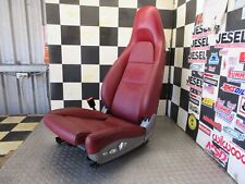 17 2017 911 991 Turbo Left Driver Red Leather Seat