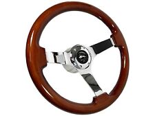 1969-85 Chevrolet Impala Sport 6 Bolt Mahogany Wood Steering Wheel Kit Impala