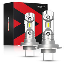 Lasfit 2x H7 Led Headlight Bulbs Low Beam Conversion Kit Cool White 6000k Lamps