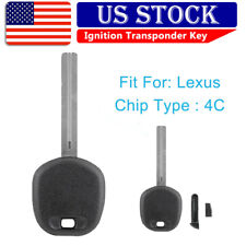 Ignition Transponder Key For 2001-2005 Lexus Is300 Gs430 4c Chip Toy48bt4