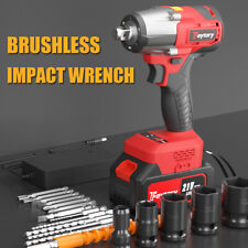 Feytory 21 V Cordless 12-inch Impact Wrench With 6.0 Ah Battery And Charger
