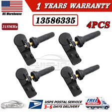 Set Of 4 Tpms Tire Pressure Monitoring Sensors New For Gm Chevy Gmc 13586335