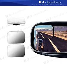 2 Pcs Rectangle Blind Spot Mirror 360 Wide Angle Hd Glass Convex Rear View