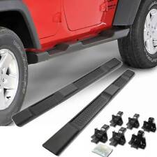Rock Slider Side Steps Nerf Bar Running Boards For 07-17 Jeep Wrangler Jk 4-door
