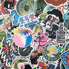 50 Grateful Dead Stickers Classic Vinyl Decals Artist Musician Bear Variety