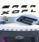 2020-2021 Explorer Ford Sport Pkg Hood Emblem Letters Decal Gloss Black