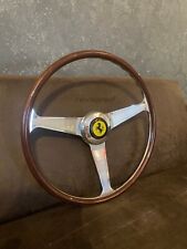 Ferrari All Models 1959-1965 Genuine Nardi Replica Wooden Steering Wheel Rare