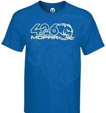 Mens Mopar 426 Crate Engine Short Sleeve Royal Blue T-shirt Nwt Choose Size
