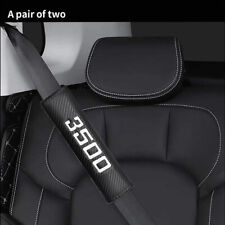 2 For Dodge Ram 3500 Cab Accessories Embroidered Seat Belt Shoulder Pads Covers