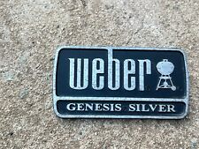 Weber Genesis Silver Cast Aluminum Grill Emblem