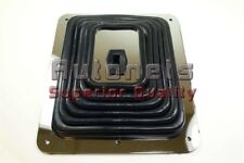 Large Rubber Shifter Boot W Chrome Plate 7-34 X 8-34 Universal Hurst Bm