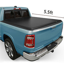 5.5 Ft Bed Tonneau Cover Soft Tri-fold For 2004-2014 Ford F150 F-150 Truck