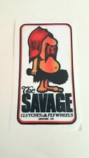 Savage Clutches Sticker Decal Hot Rod Rat Rod Vintage Look Drag Race 152