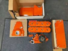 Holley Powdercoated Valve Covers Ls3 Ls7 Timing Cover Oil Pan Chevy Orange