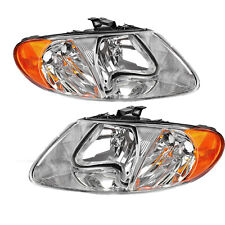 Leftright Headlights Assembly For 2001-2007 Dodge Caravan Chrysler Towncountry
