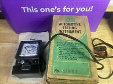 Sears Dwell Meter Tachometer 6 8 Cyl. Auto Tester - 244.2188 W Box Manual
