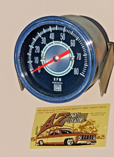 Excellent Vintage Stewart Warner Greenline 8000 Rpm Tachometer 60s-70s 960 Aa